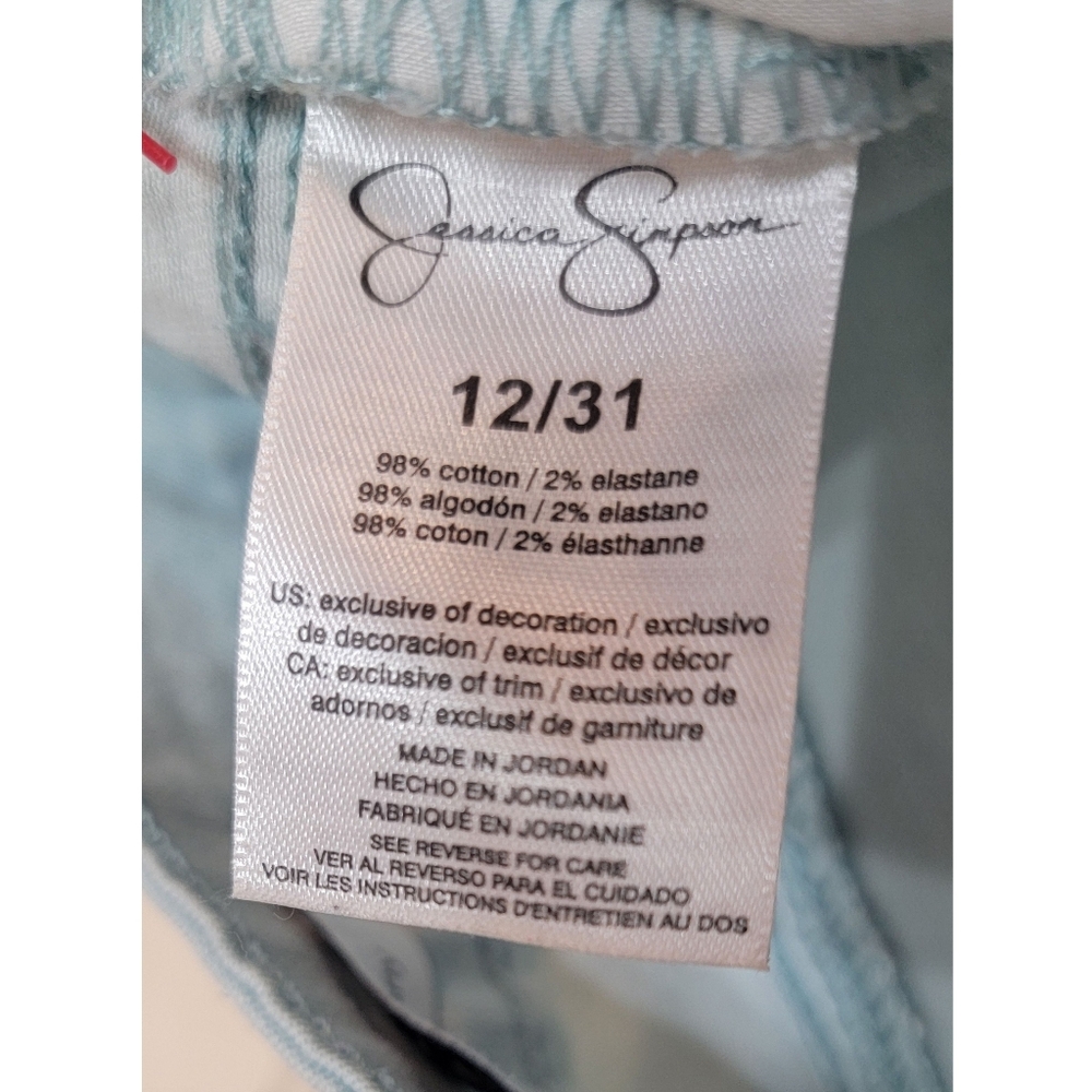 Jessica Simpson Rolled Crop Skinny Jeans - Picture 8 of 8